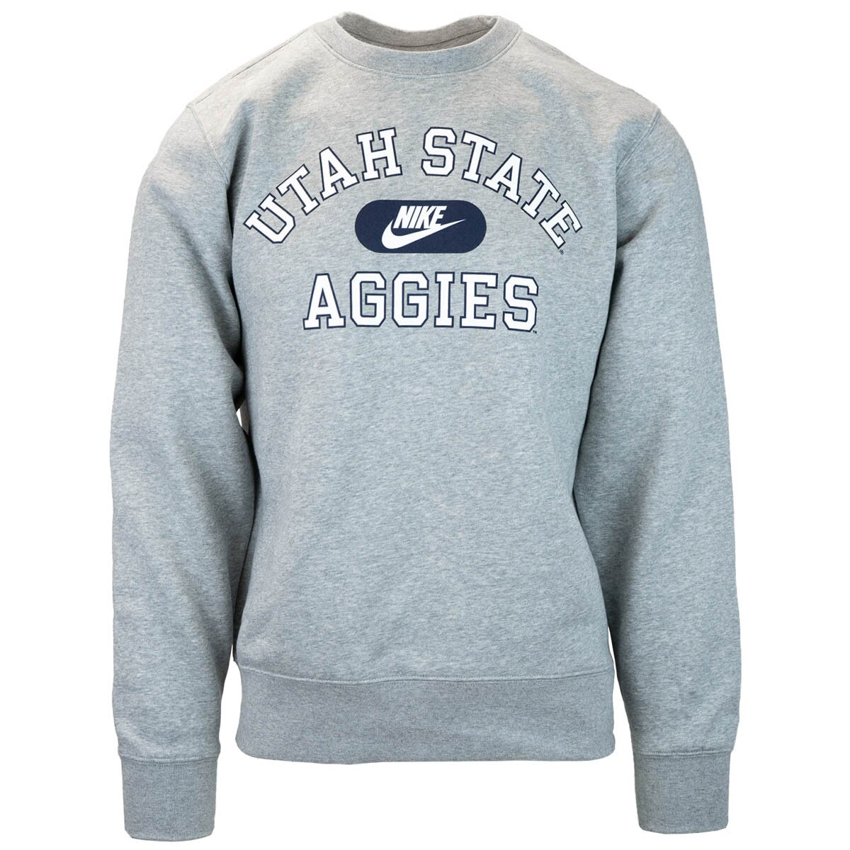 Men's nike utah state aggies fleece crew sweatshirt
